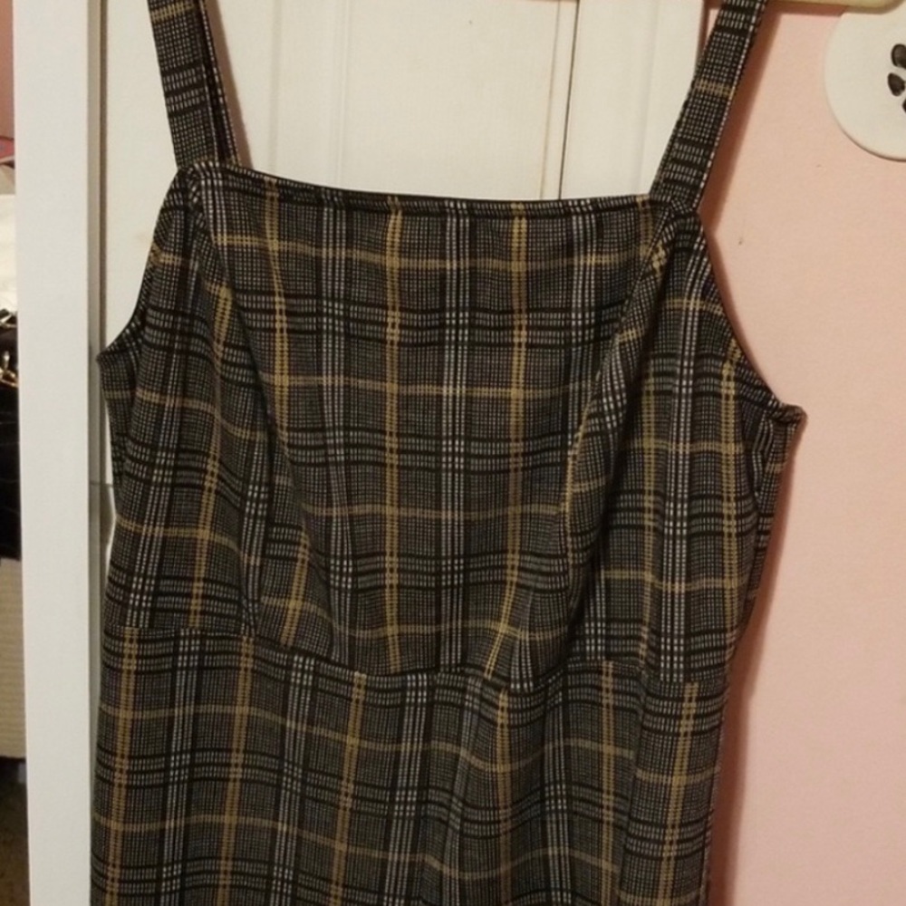 Forever 21 Plus Size Plaid Culotte Jumpsuit